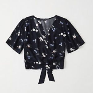Abercrombie Floral Crop Top
